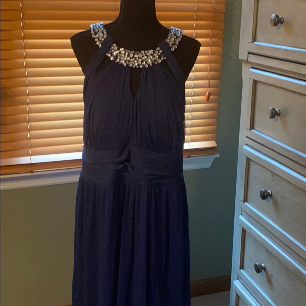 Prom dress gorgeous deep blue